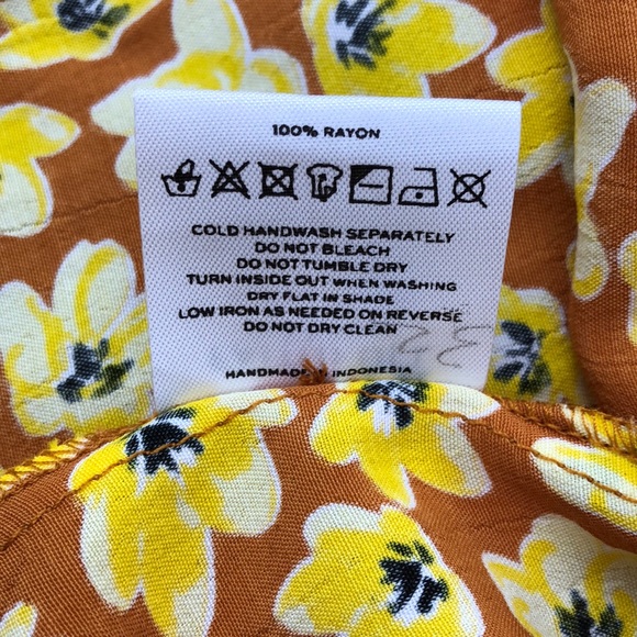 Faithfull the Brand Saffron lia Floral Mini Dress - Picture 8 of 8